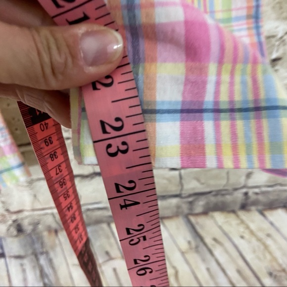 Tracy Evans Plaid Capri pant size 9 - Picture 6 of 7